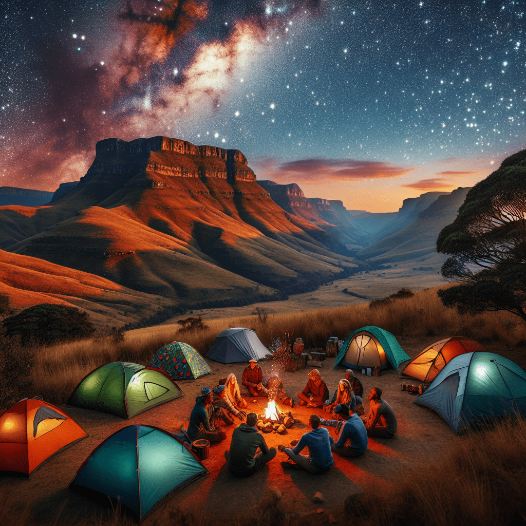 Camping in Lesotho