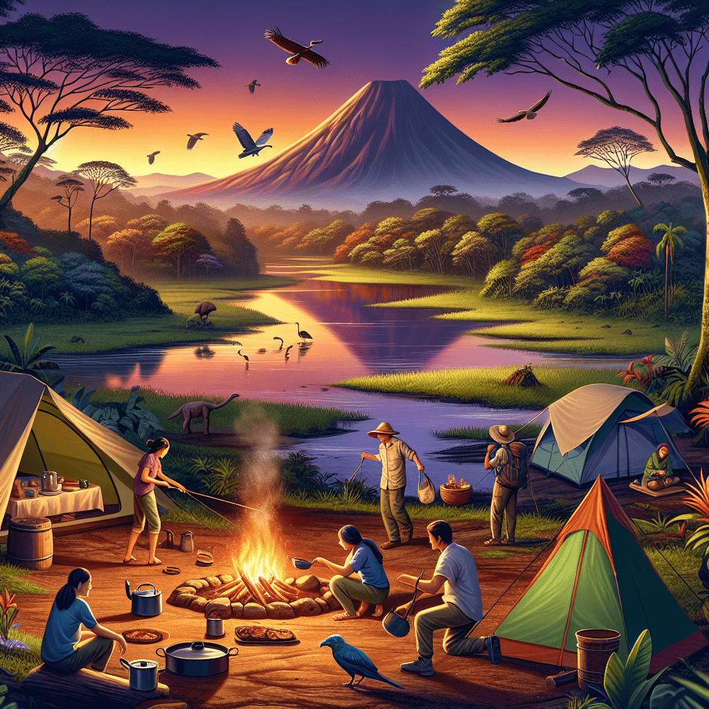 Camping in Nicaragua