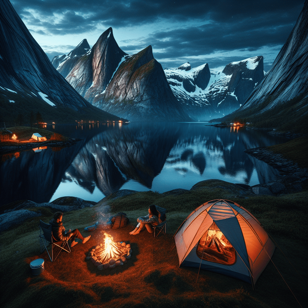 Camping in Norwegen