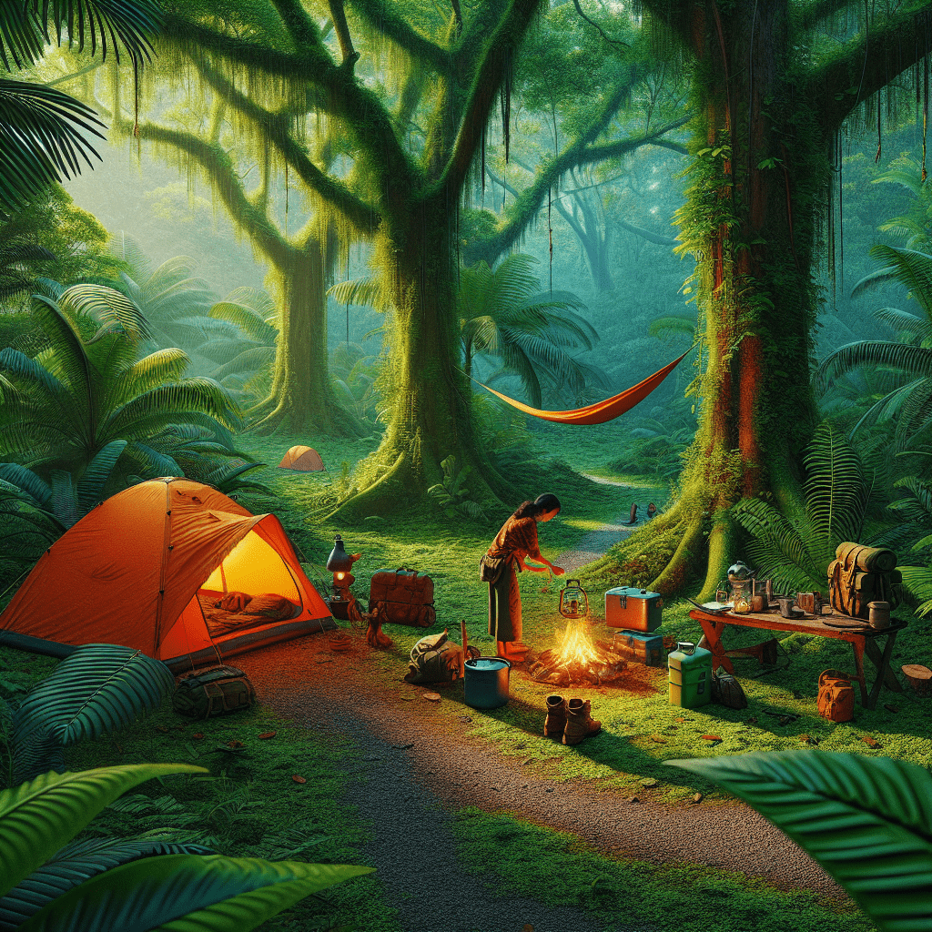 Camping in Panama