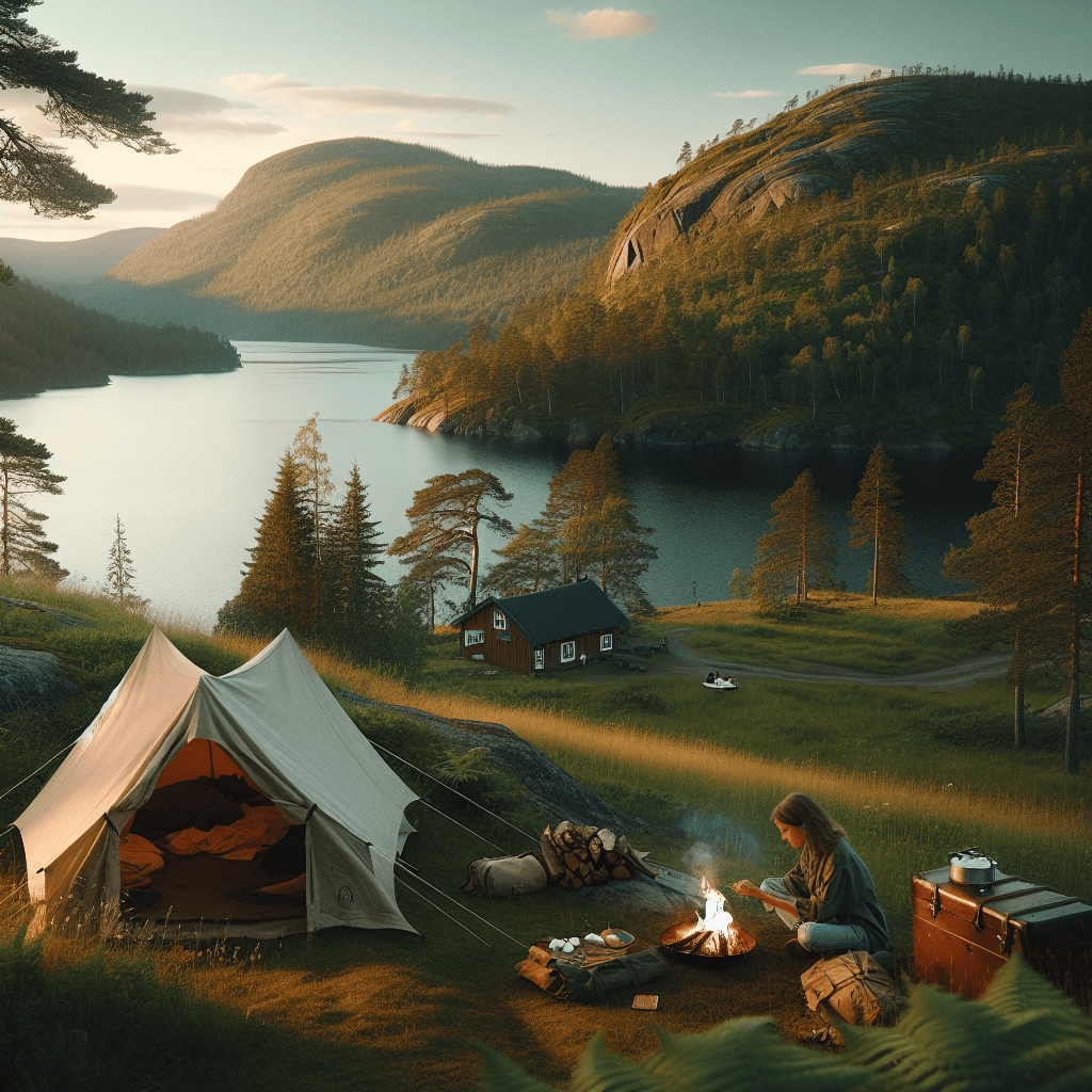 Camping in Schweden