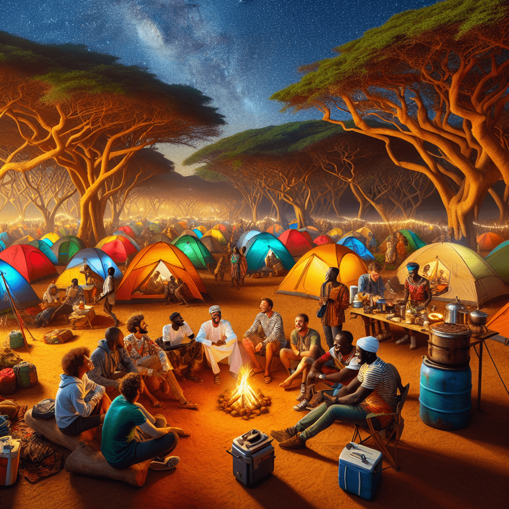 Camping in Senegal