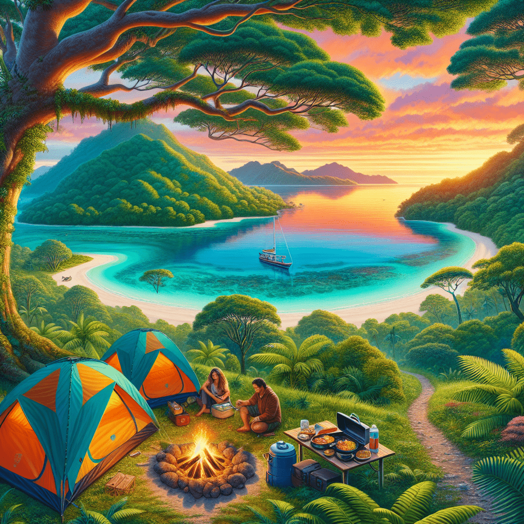 Camping in Vanuatu