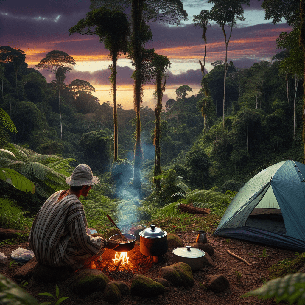 Camping in Guatemala