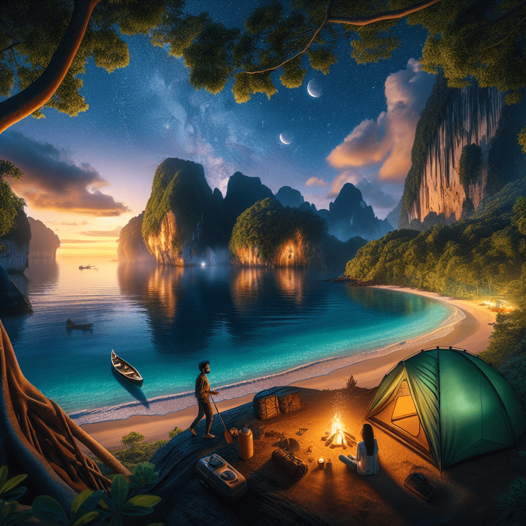 Camping in Island